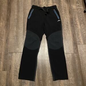 Montbreaker Outdoor Hiking Pants Belted Omni Shield Black Womens XL
